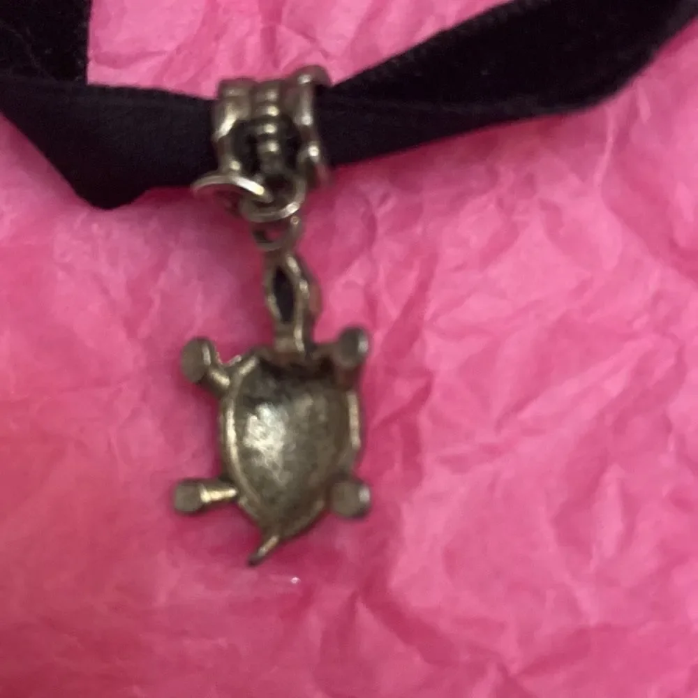Tortoise choker necklace